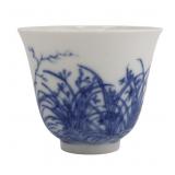 Chinese Blue and White Cup, KangXi Mark.