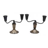 STERLING. Pair of Newport Weighted Sterling