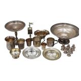 SILVER. Assorted Russian and American Silver.