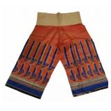 Pair of Chinese Silk Embroidered Pants.