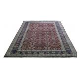 Vintage And Finely Hand Knotted Carpet.