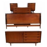 MIdcentury IB Kofod Larsen Danish 5 Piece Bedroom