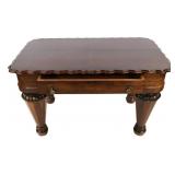 Antique One Drawer Rosewood Desk.