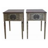 Vintage Pair of One Drawer Night Stands.