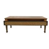 Midcentury Long Drawer Coffee Table.