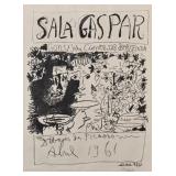 THREE ARTIST SIGNED EXHIBITON POSTERS.