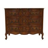 Vintage Louis XV Style 3 Drawer Commode