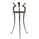 Grand Tour Patinated Bonze Plant Stand.