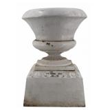 Antique Kramer Brothers Cast Iron Urn.