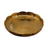 SILVER. Irish Gilt Silver Strawberry Dish.