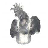 Lalique France Glass Cockatoo.
