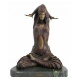 After Demetre Chiparus Bronze Sculpture.