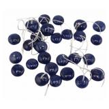 JEWELRY. (27) Polished Sapphire Beads.
