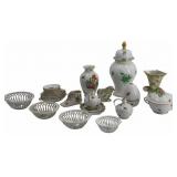 Herend. Lot of Assorted Porcelains.