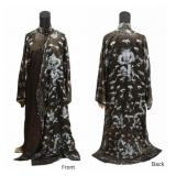 Chinese Silk Embroidered Dragon Robe.