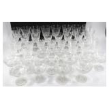Lot of Waterford Lismore Cut Glass Stemware.