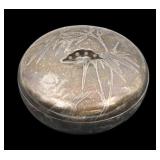 SILVER. Chinese Export Silver Luen Wo Lidded Box.