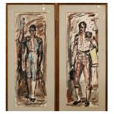 LLOYD LOZES GOFF (AMERICAN, 1918-1982) [2 WORKS].