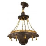Ebonized and Carved Wood Umbrella Style