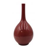 Chinese Sang de Beouf Bottle Neck Vase.