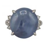 JEWELRY. GIA Unheated Ceylon STAR Sapphire and