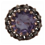 JEWELRY. 12.5kt Gold, Color Change Sapphire and