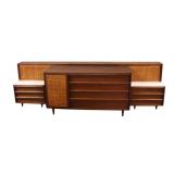 Midcentury 4 Piece Bedroom Suite.