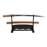 MILITARIA. Signed Wakizashi in Shirasaya.