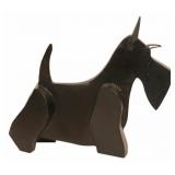 DENIS CURTISS Cut Metal Sculpture of a Scotty Dog