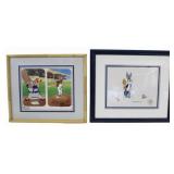 Two Bugs Bunny Warner Brothers Cels