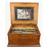 Antique Symphonion Disc Music Box 11.75'.