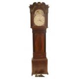 Antique Inlaid Mahogany Grandfather Clock.