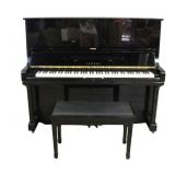 YAMAHA  Ebonised  U3 Upright Piano #3246496