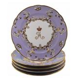 (5) Russian Farm Palace Banquet Service Plates.
