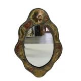 Midcentury Signed Mixed Metal Mirror.