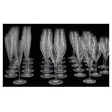 Grouping of Baccarat Stemware.