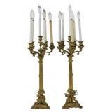 Fine Pair of Egyptian Revival Gilt Bronze