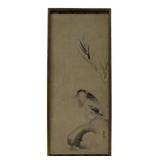 Signed Chinese Painting of an Egret.