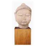 Thai Carved Buddha Head, Ayutthaya?
