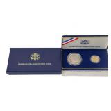 NUMISMATICS 1987 2-Coin Commem Constitution Proof