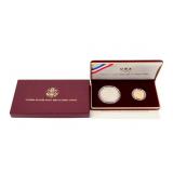 NUMISMATICS. 1988-2 Coin Commem Olympic Proof Set