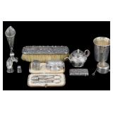 SILVER. Collection of Silver Objet D'art.