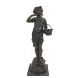 Signed MOREAU Bronze Sculpture.