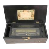 Antique Swiss 8 Tune Music Box.
