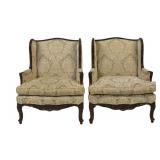 A Fine Pair Of Carved And Upholstered Louis XV