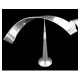 Elijah David Herschler Chrome Kinetic Sculpture.