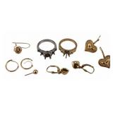 JEWELRY. Assorted Gold and Platinum Jewelry.