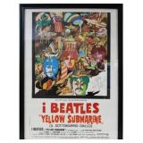 BEATLES 'YELLOW SUBMARINE' FILM POSTER.