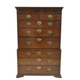 Georgian Mahogany Chest on Chest.
