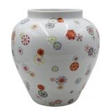 Large Chinese 'Flower-Ball' Enamel Decorated Jar.